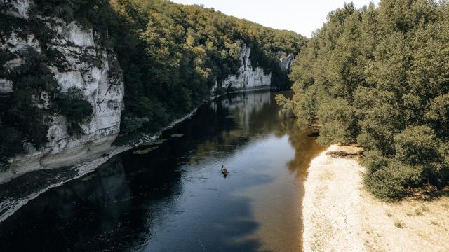 Balade en canoë sur la Dordogne