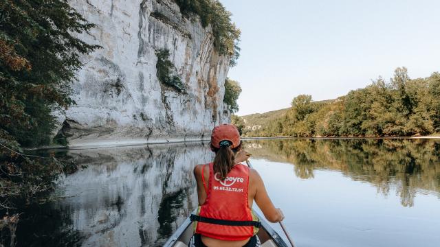 Balade en canoë sur la Dordogne