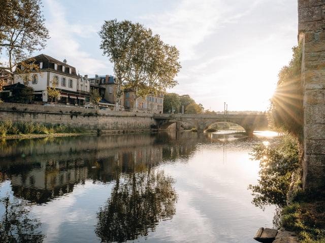 Les rives du Célé à FIgeac