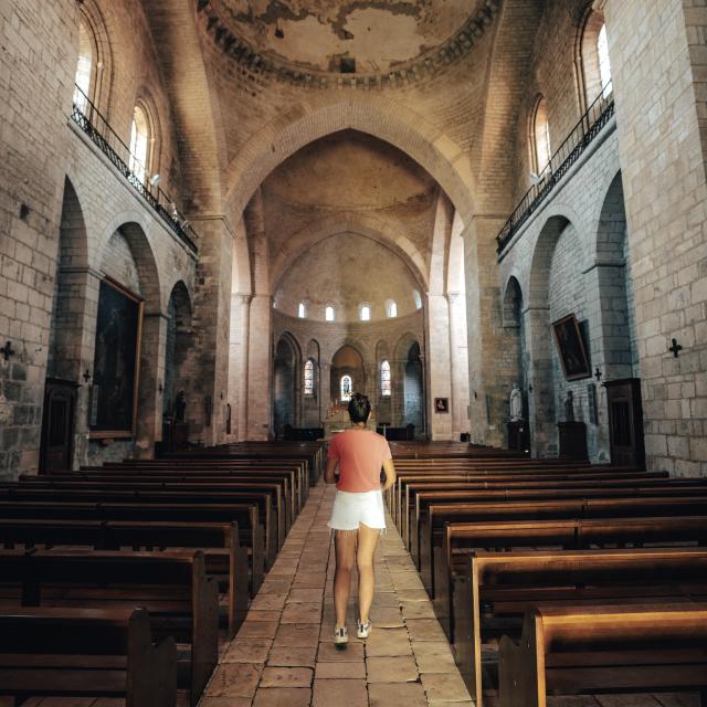 Visite de l'abbatiale de Souillac