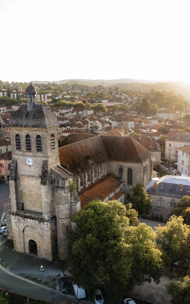 Vue aérienne de Notre Dame du Puy