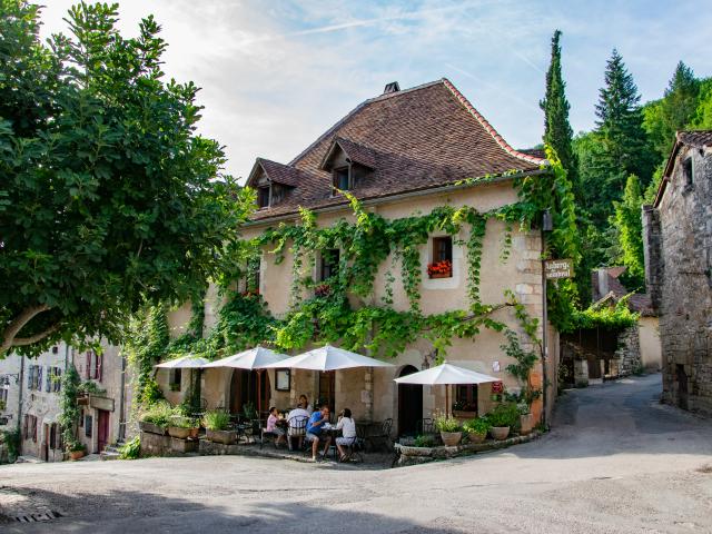 Façade de l'Hôtel-restaurant du Sombral