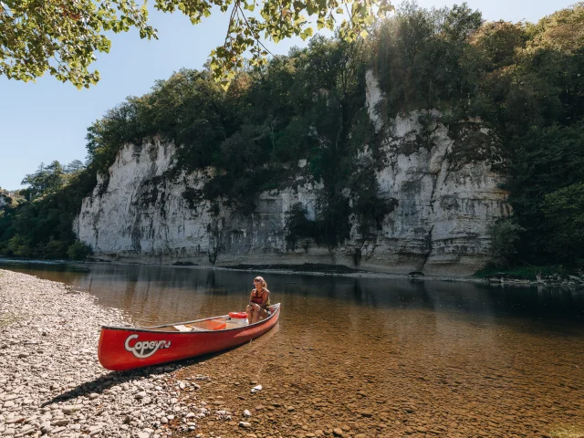 Balade en canoë sur la Dordogne