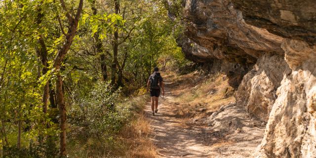 Randonnée sur le GR651 - les hauteurs de Brengues