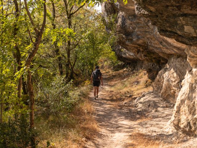 Randonnée sur le GR651 - les hauteurs de Brengues