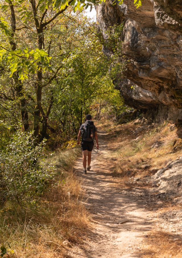 Randonnée sur le GR651 - les hauteurs de Brengues