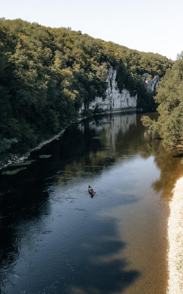 Balade en canoë sur la Dordogne