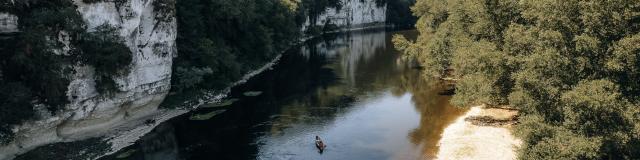 Balade en canoë sur la Dordogne