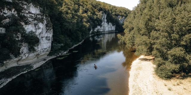 Balade en canoë sur la Dordogne