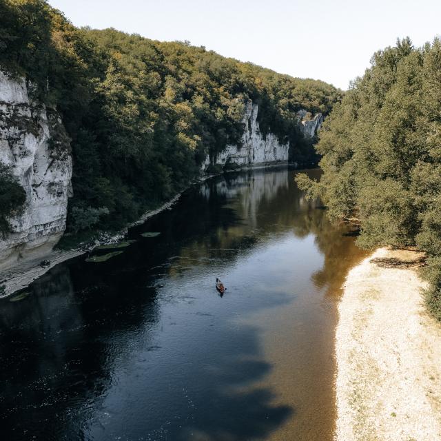 Balade en canoë sur la Dordogne