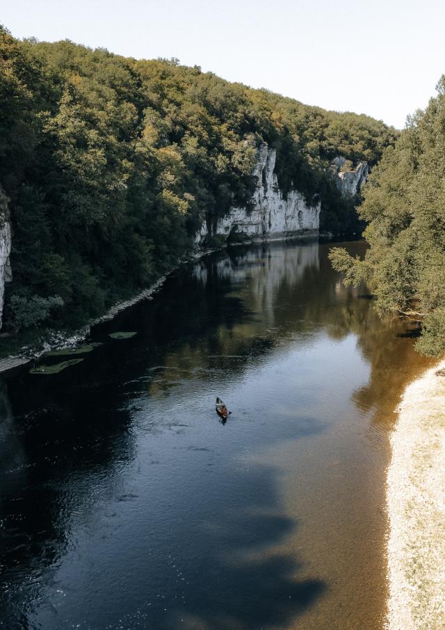 Balade en canoë sur la Dordogne