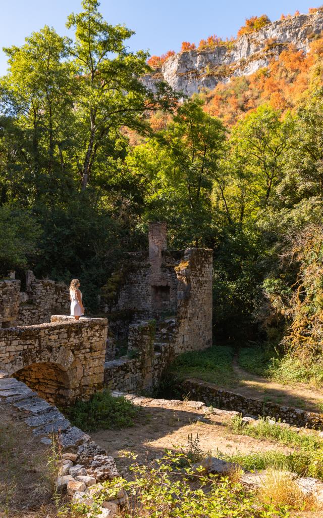 Randonnée sur le GR6 au moulin de Tournefeuille