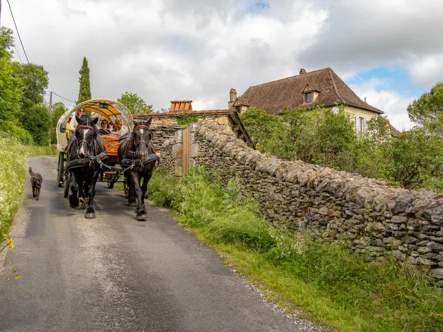 Calèche et patrimoine rural