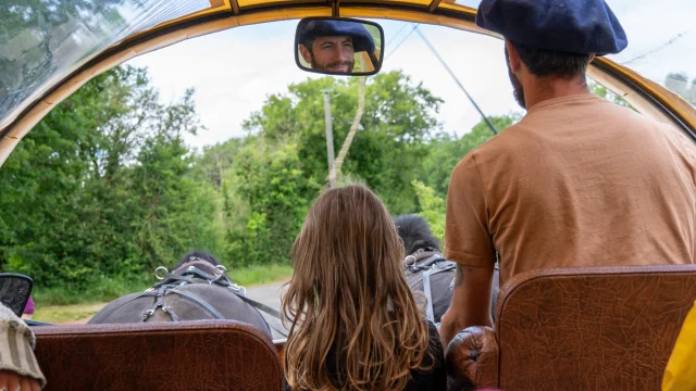 Voyage en calèche avec Nomades des Terres