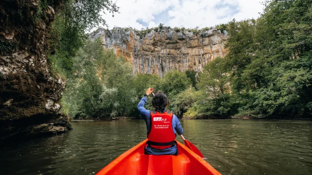 Canoë sur le Célé