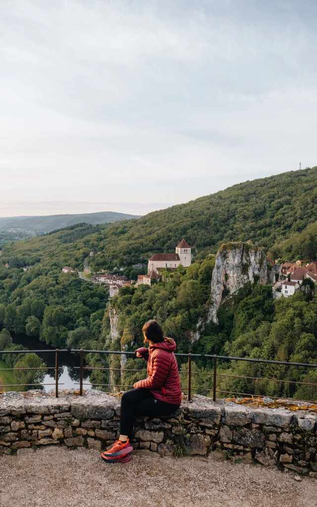 Point de vue sur St-Cirq-Lapopie