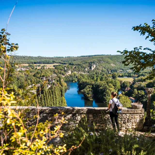 Vallée du Lot à Saint-Cirq-Lapopie