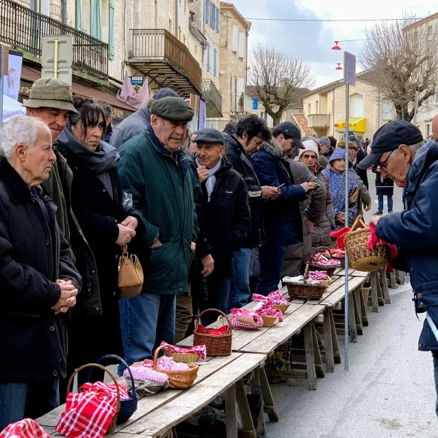 Marché aux truffes de Lalbenque