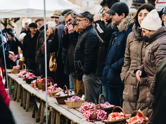 Marché aux truffes de Lalbenque