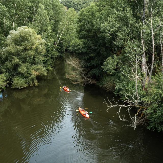 Canoë sur le Célé