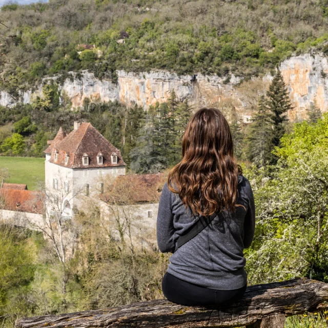 Contemplation du Château de Sauliac