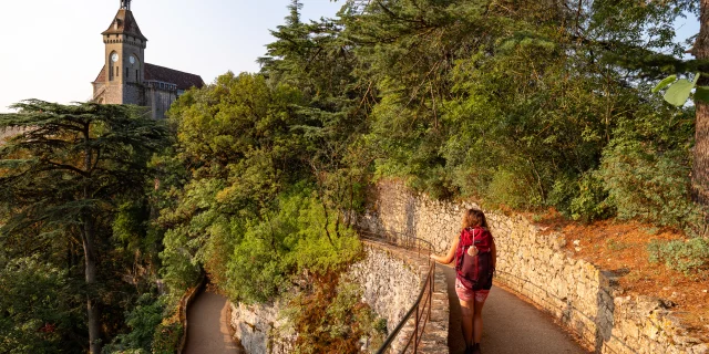 Sur le chemin de croix à Rocamadour