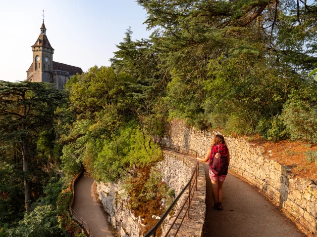 Sur le chemin de croix à Rocamadour