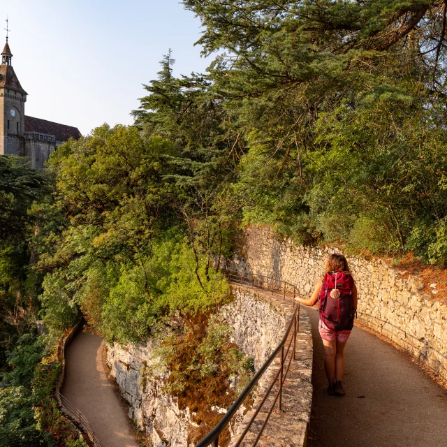 Sur le chemin de croix à Rocamadour