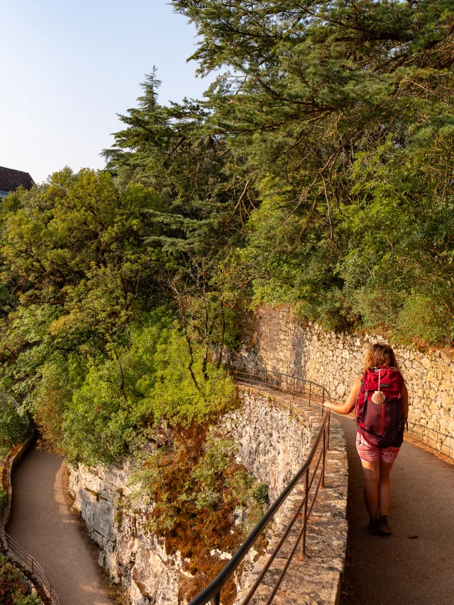 Sur le chemin de croix à Rocamadour